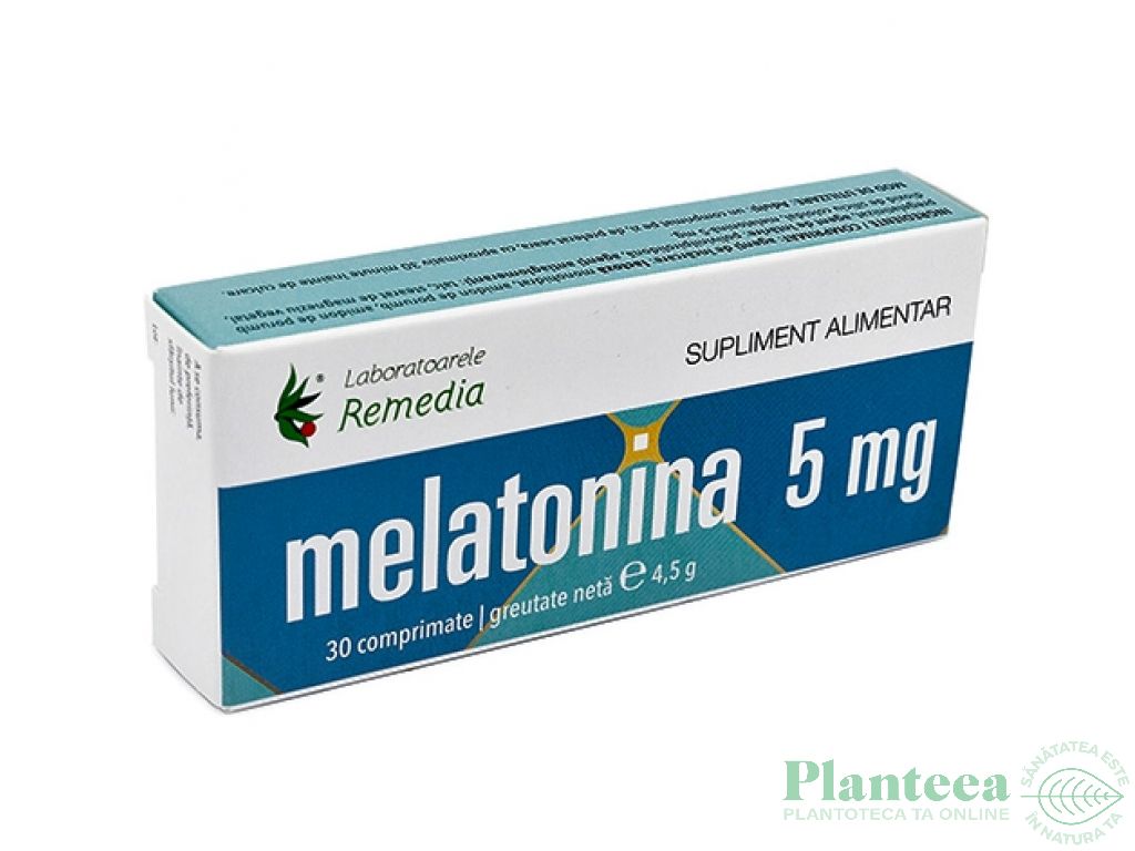 Melatonina 5mg 30cp - REMEDIA