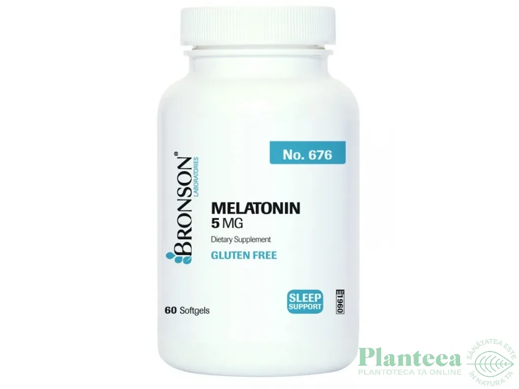Melatonina 5mg 60cps - BRONSON