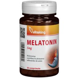 Melatonina 5mg 60cp - VITAKING