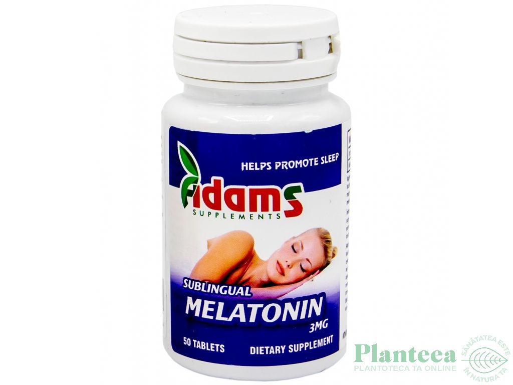Melatonina 3mg 50cp - ADAMS