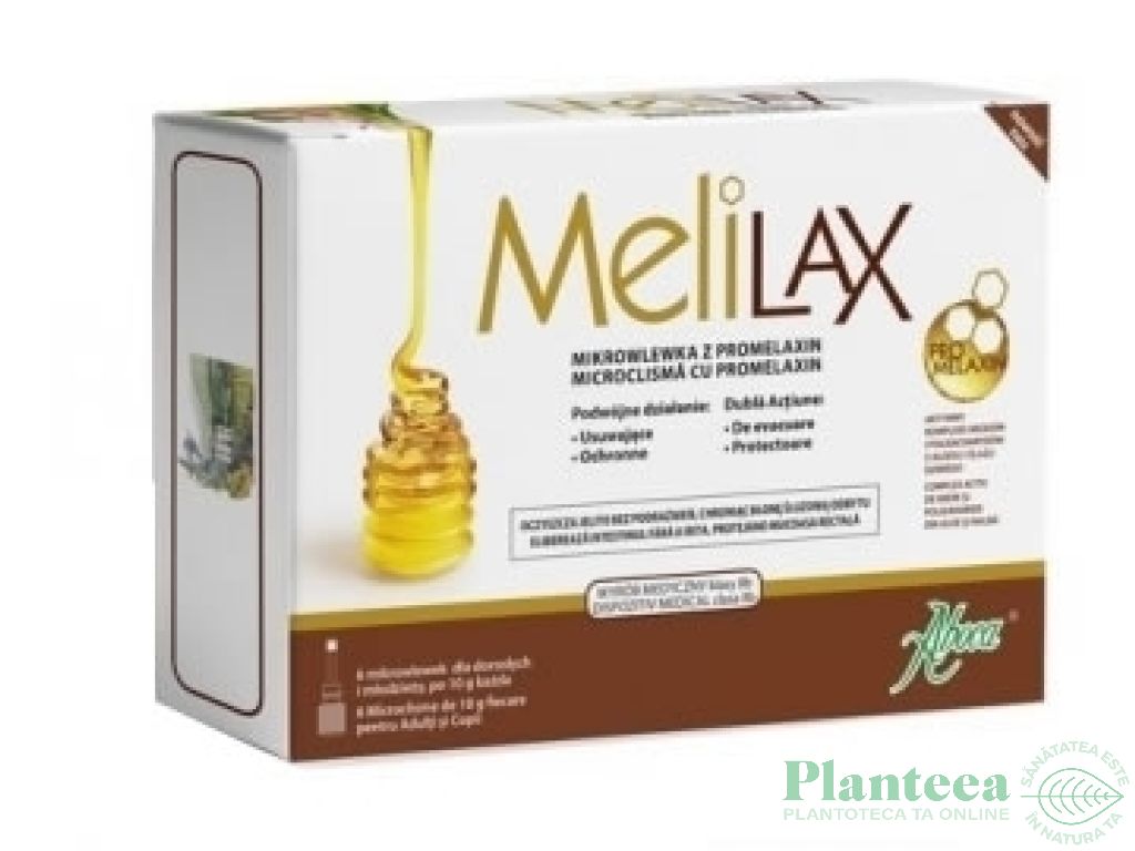 Microclisme promelaxin adulti MeliLax 6x10g - ABOCA