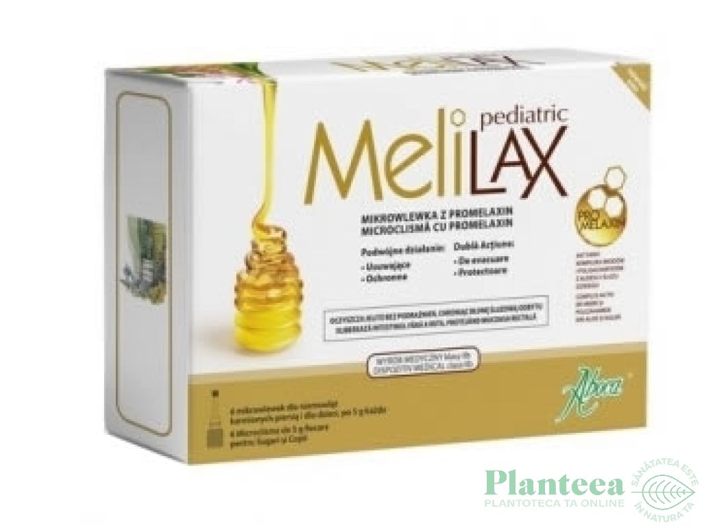 Microclisme promelaxin pediatric MeliLax 6x5g - ABOCA