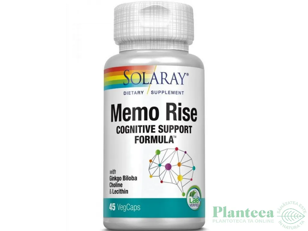 Memo Rise suport cognitiv 45cps - SOLARAY