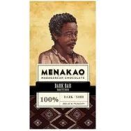 Ciocolata neagra 100%cacao 75g - MENAKAO