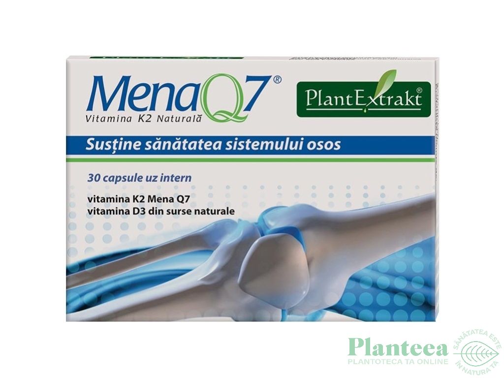 Mena Q7 [Vitamina K2 naturala] 30cps - PLANTEXTRAKT