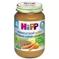 Piure morcovi cartofi miel bebe +4luni 190g - HIPP ORGANIC
