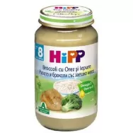 Piure broccoli risotto iepure bebe +8luni 220g - HIPP ORGANIC