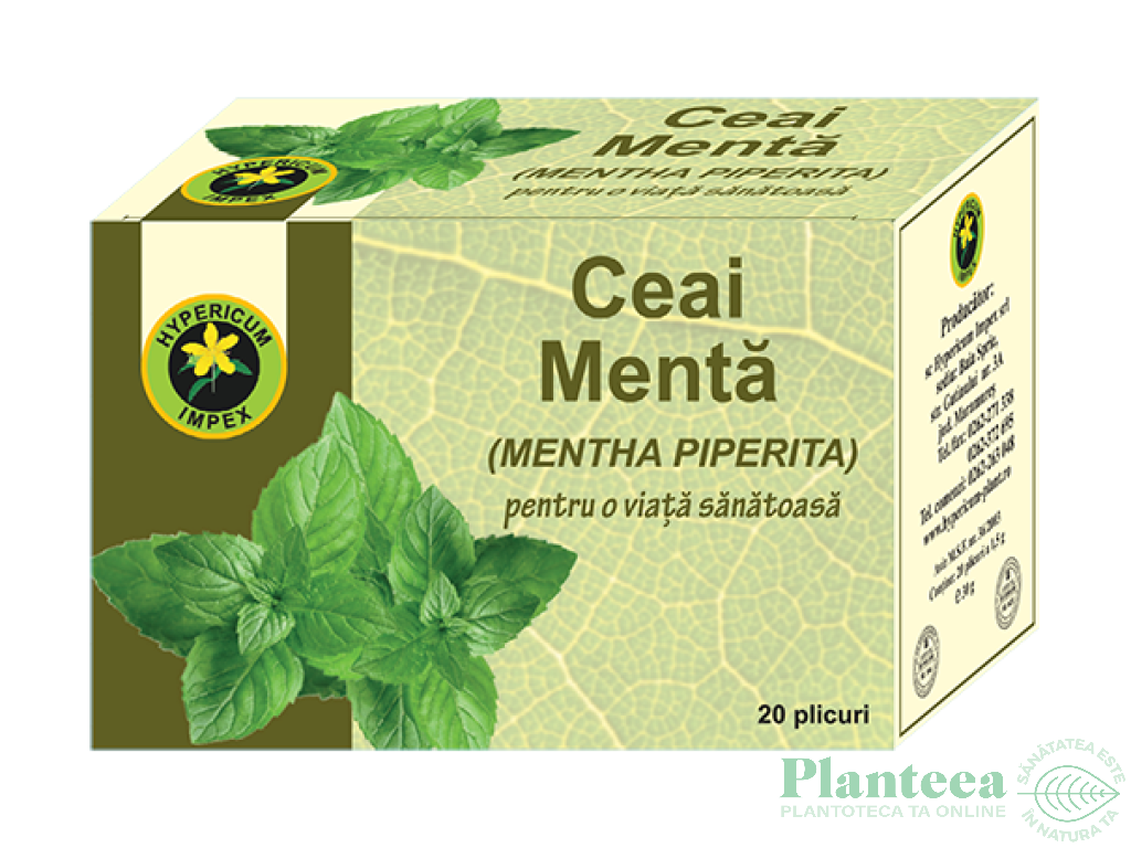 Ceai menta 20dz - HYPERICUM PLANT