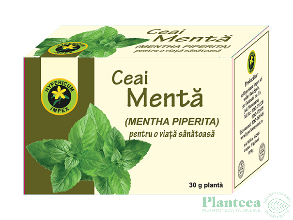 Ceai menta 30g - HYPERICUM PLANT