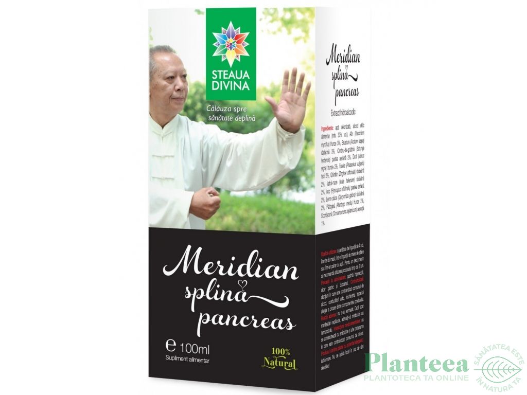 Meridian splina pancreas 100ml - SANTO RAPHAEL