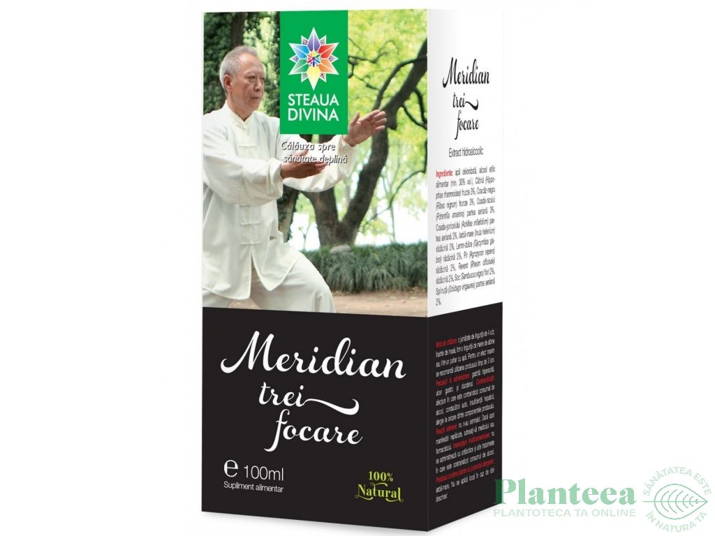 Meridian trei focare 100ml - SANTO RAPHAEL