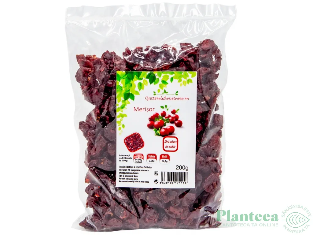 Merisor uscat fara zahar 200g - GREEN SENSE