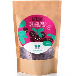 Merisoare in ciocolata fara zahar 250g - SWEETERIA