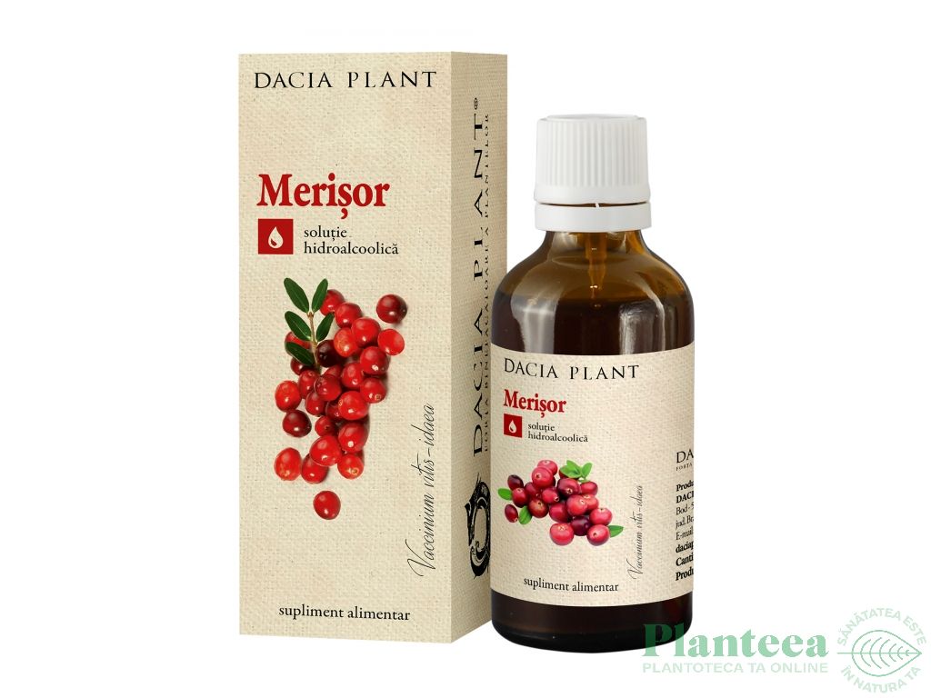 Tinctura merisor frunze 50ml - DACIA PLANT