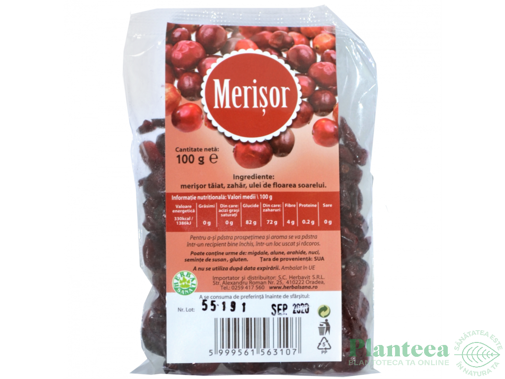 Merisor confiat 100g - HERBAL SANA