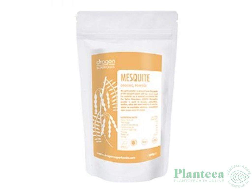 Pulbere mesquite eco 200g - DRAGON SUPERFOODS