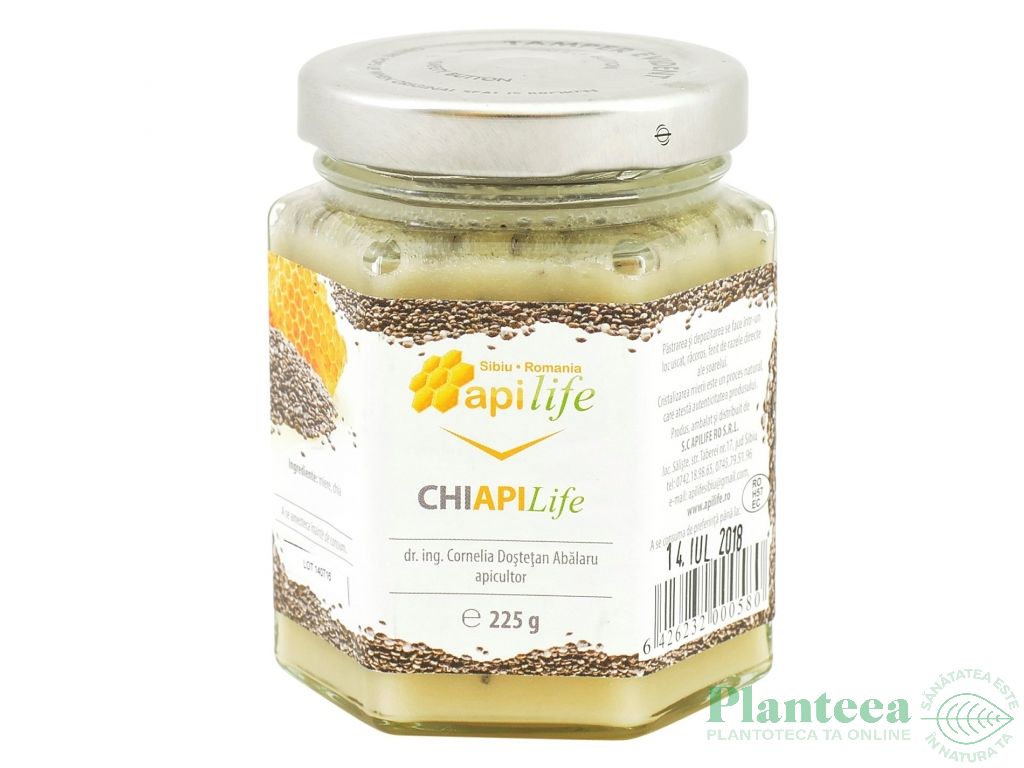 Miere cu chia 225g - APILIFE