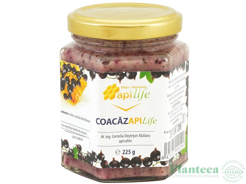 Miere cu coacaze 225g - APILIFE