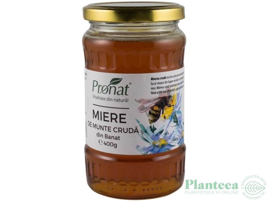 Miere munte cruda 400g - PRONAT