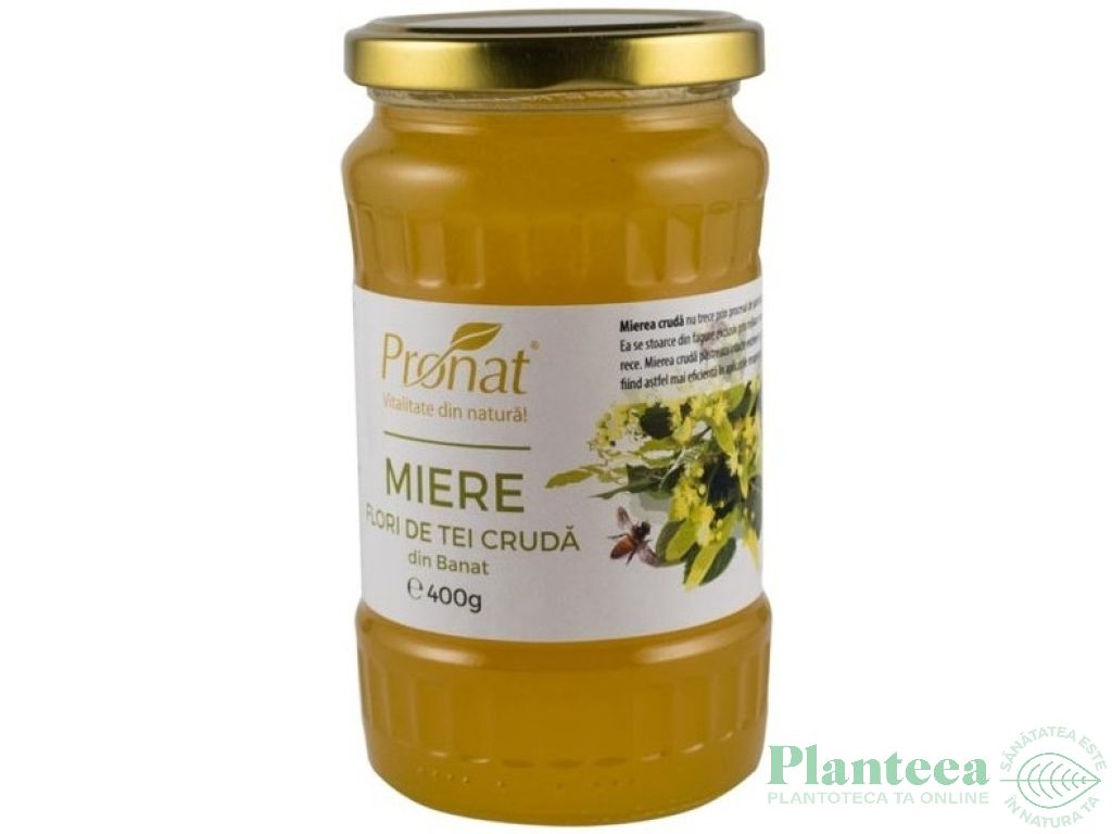 Miere tei cruda 400g - PRONAT