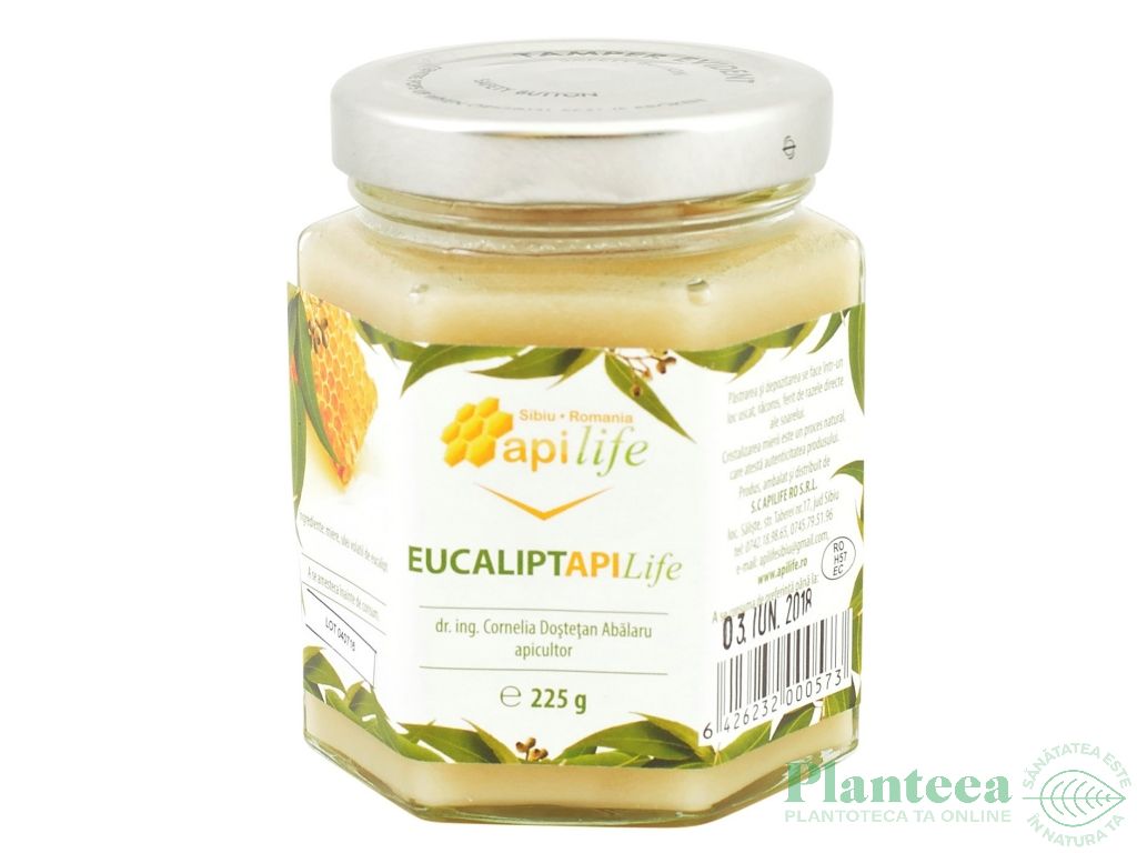 Miere cu eucalipt 225g - APILIFE