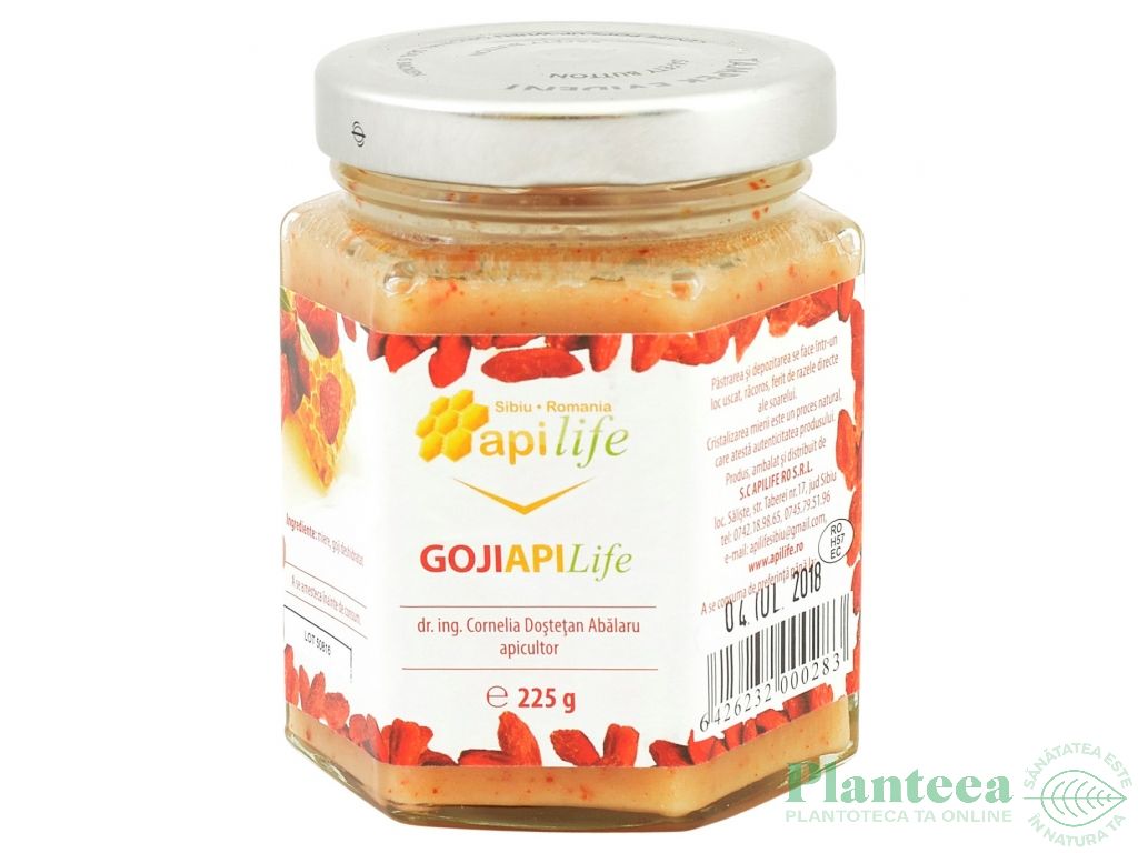 Miere cu goji 225g - APILIFE