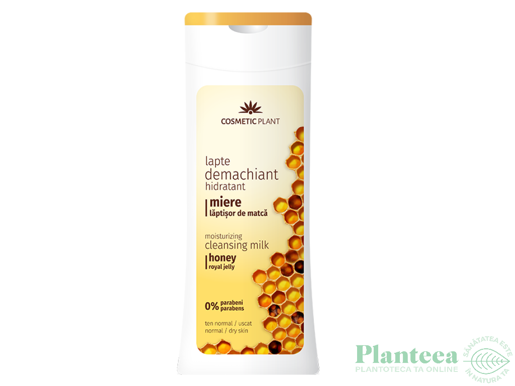 Lapte demachiant hidratant miere laptisor matca 200ml - COSMETIC PLANT