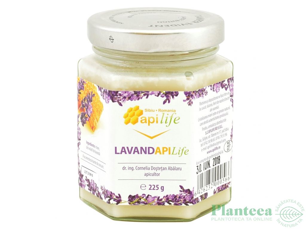 Miere cu lavanda 225g - APILIFE