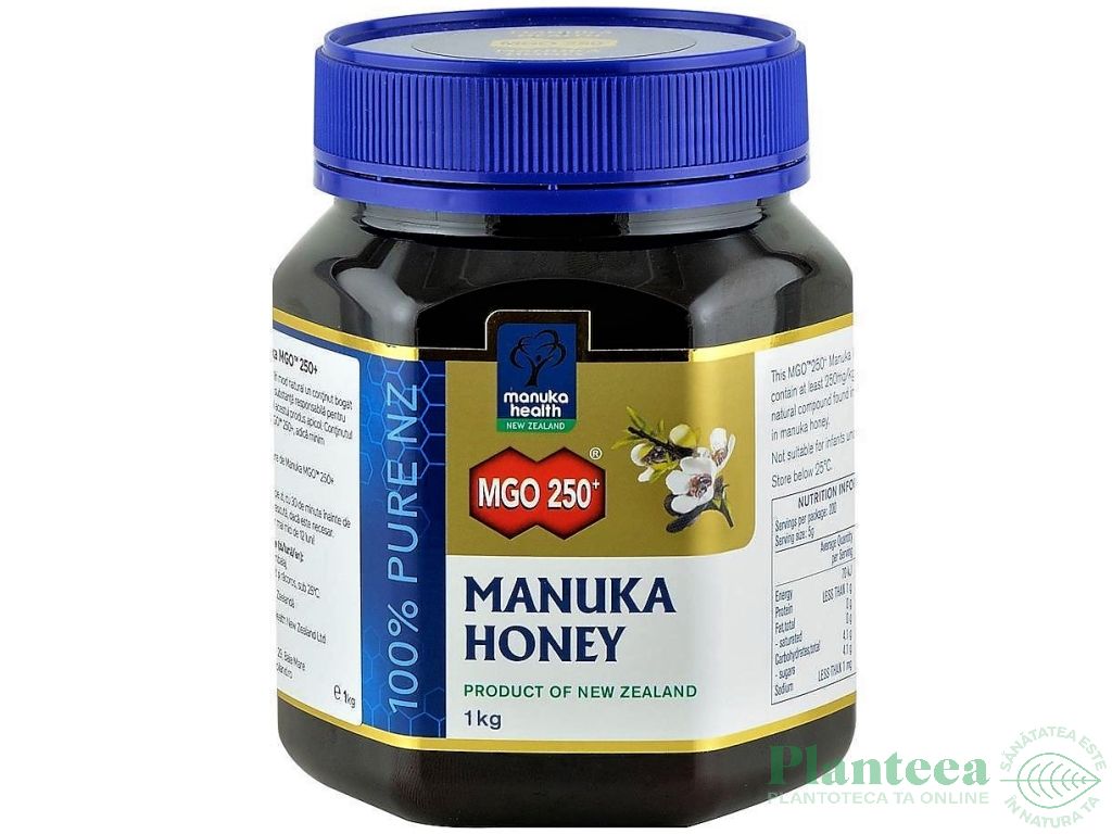 Miere Manuka mgo250+ New Zealand 1kg - MANUKA HEALTH