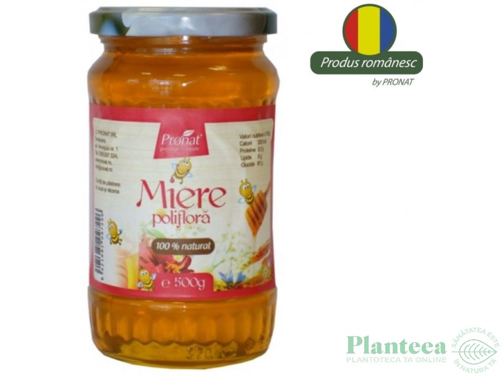 Miere poliflora 500g - PRONAT