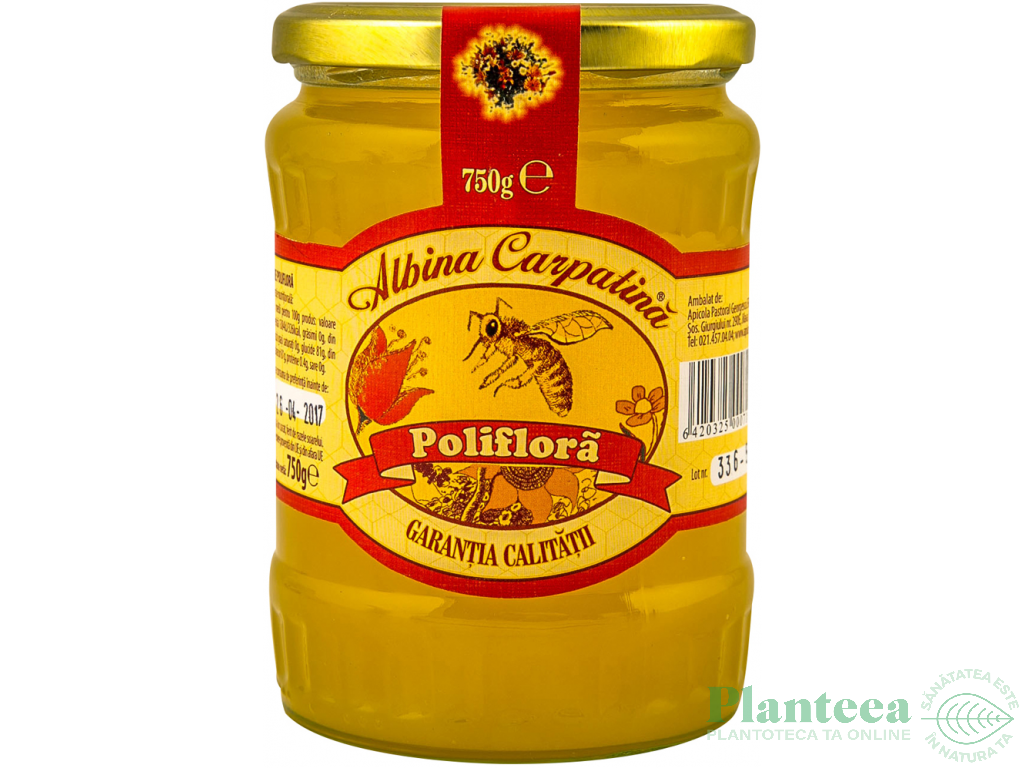 Miere poliflora 750g - ALBINA CARPATINA