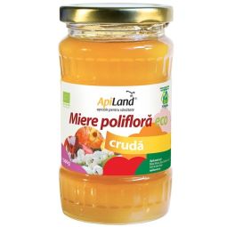 Miere poliflora cruda eco 500g - APILAND