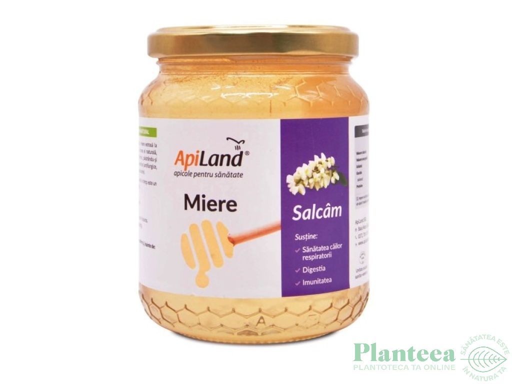 Miere salcam cruda conventional 500g - APILAND