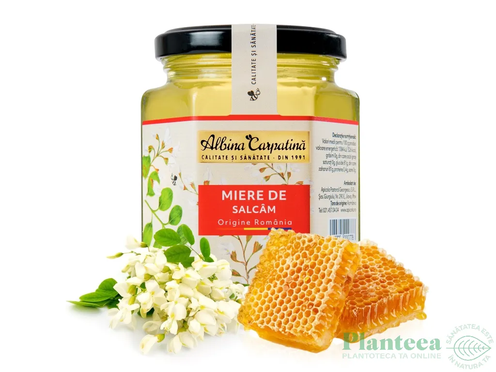 Miere salcam Romania 360g - ALBINA CARPATINA