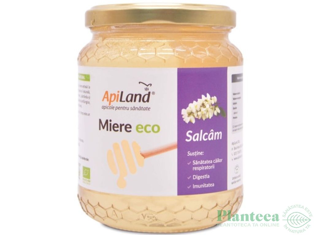 Miere salcam cruda eco 500g - APILAND