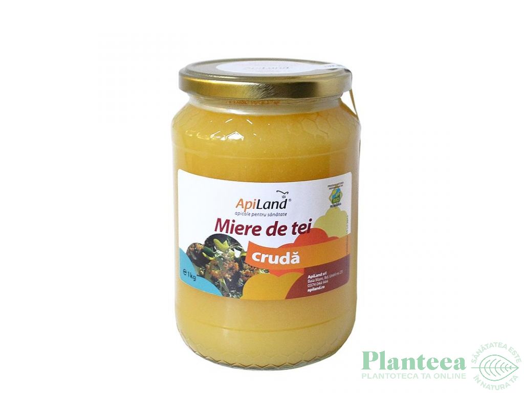 Miere tei cruda eco 1kg - APILAND