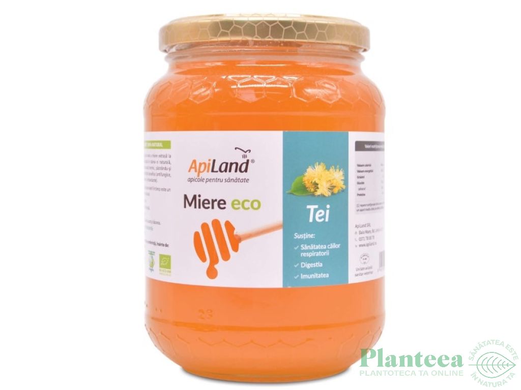 Miere tei cruda eco 500g - APILAND