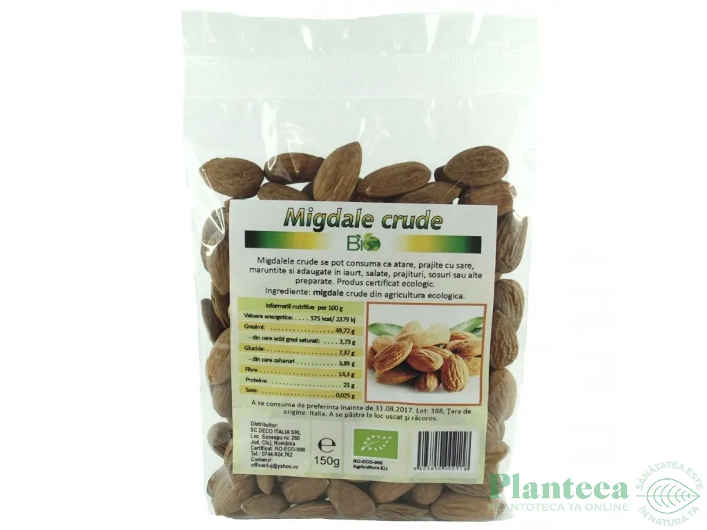 Migdale crude necojite eco 150g - DECO ITALIA