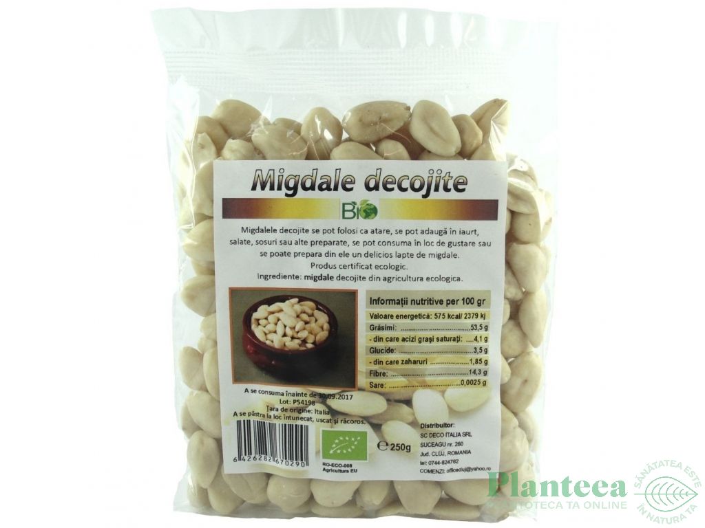 Migdale crude decojite eco 250g - DECO ITALIA