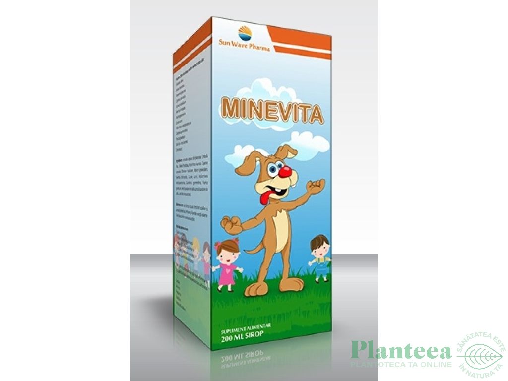 Sirop minevita copii 200ml - SUN WAVE PHARMA