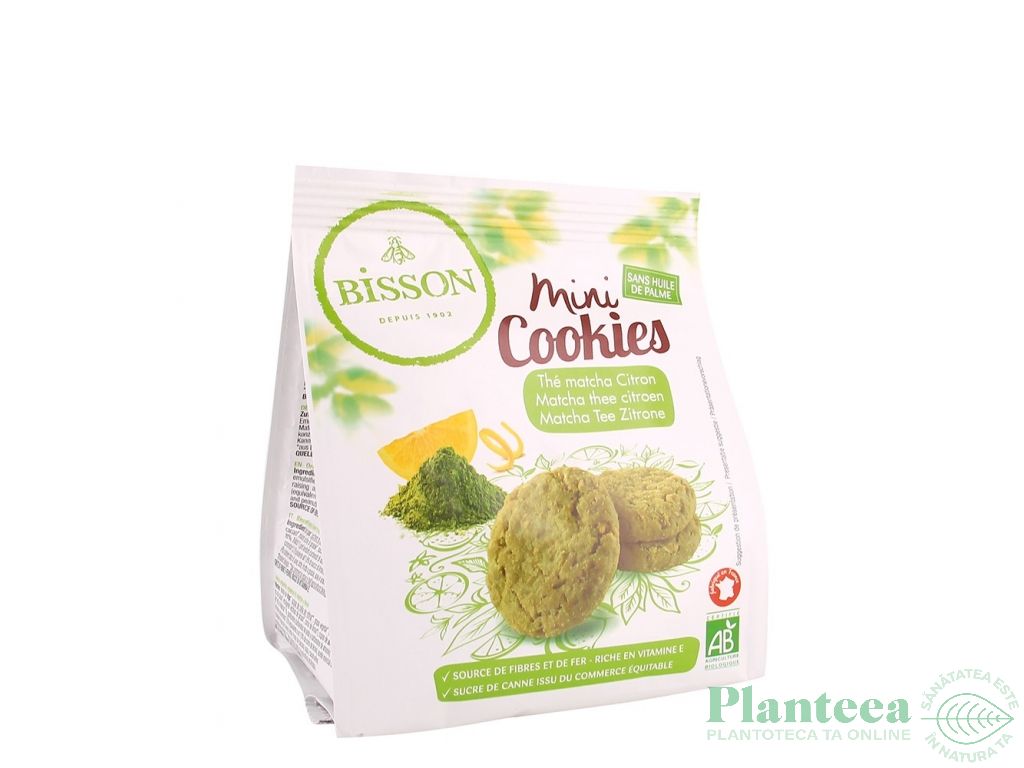 Fursecuri ceai matcha lamaie eco 120g - BISSON