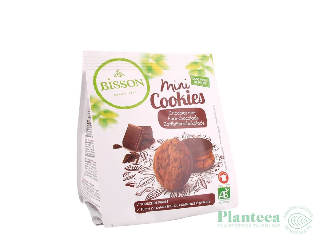 Fursecuri ciocolata neagra eco 120g - BISSON