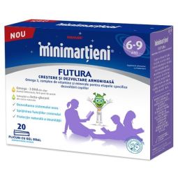 Gel oral crestere dezvoltare armonioasa Minimartieni Futura 20pl - WALMARK