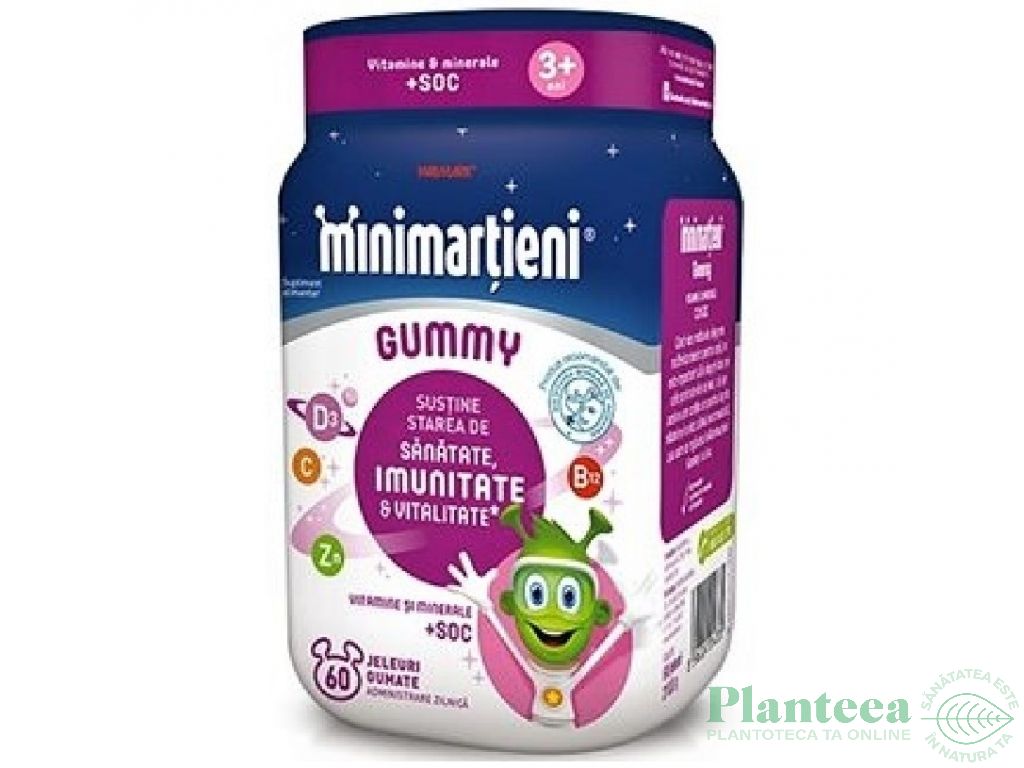 Minimartieni gummy imunitate vitalitate soc 60jl - WALMARK