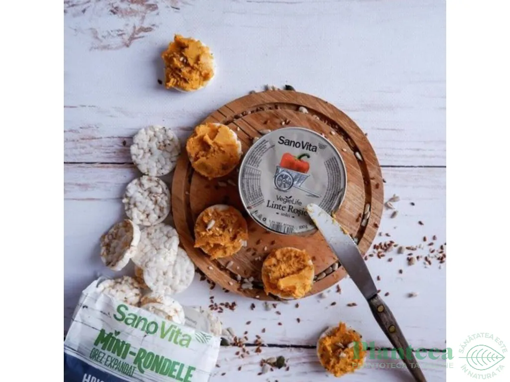 Minirondele expandate orez smantana ceapa 10g - SANOVITA