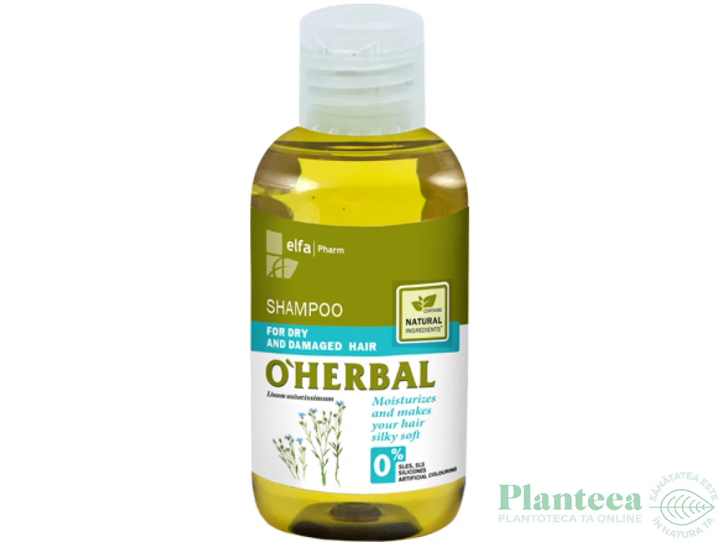 Sampon hidratant emolient par uscat deteriorat 75ml - O`HERBAL