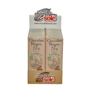 Mini ciocolata neagra 73%cacao eco 25g - SOLE