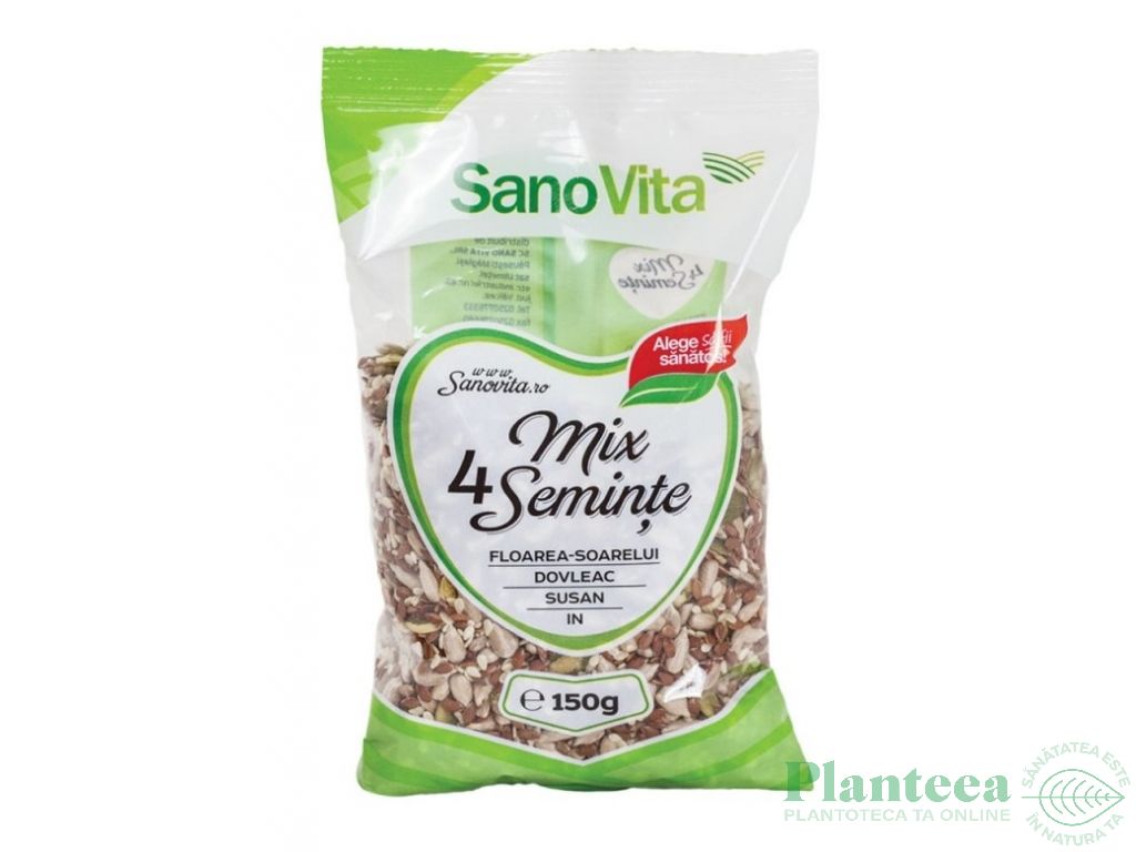 Mix 4 seminte 150g - SANOVITA