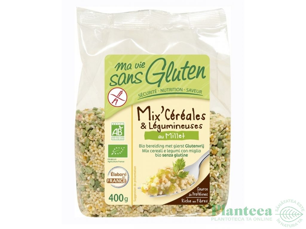 Mix cereale leguminoase mei eco 400g - MA VIE SANS GLUTEN