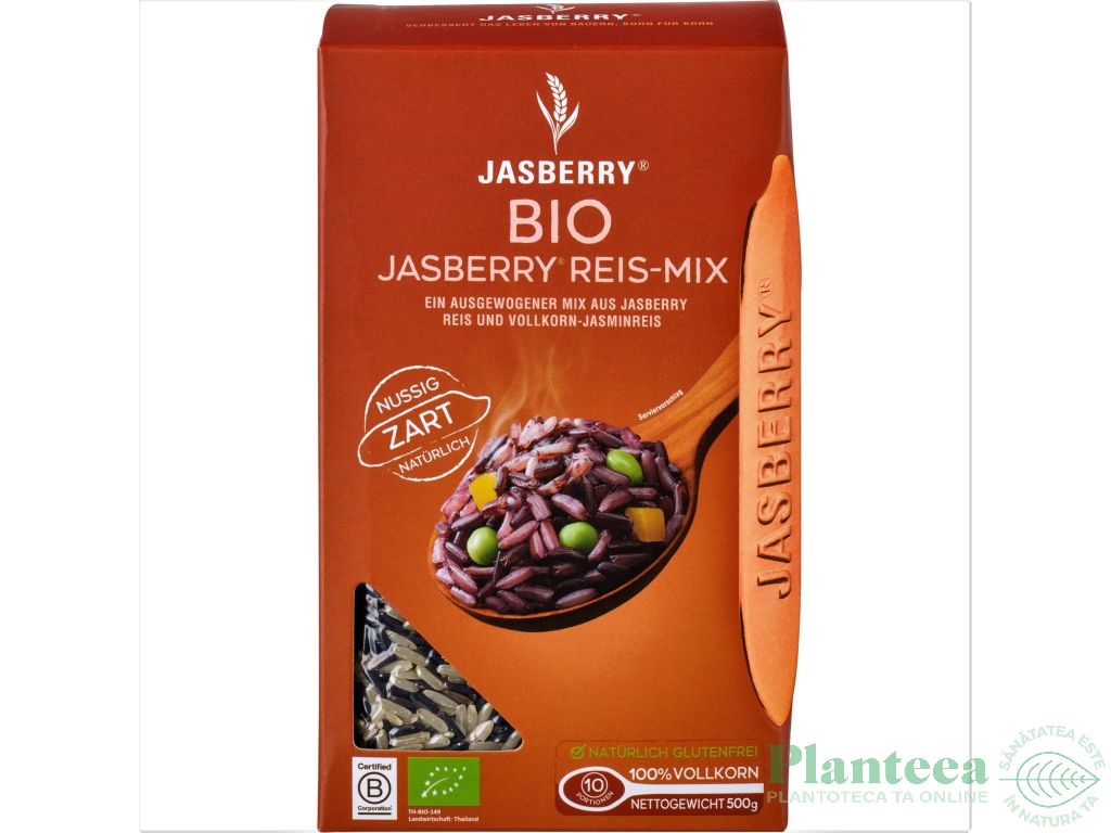 Orez amestec [jasberry/jasmin] integral eco 500g - JASBERRY
